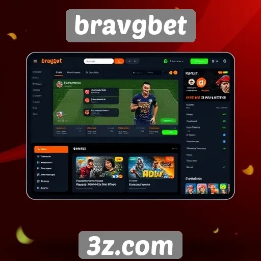 Análise da interface do usuário do bravgbet